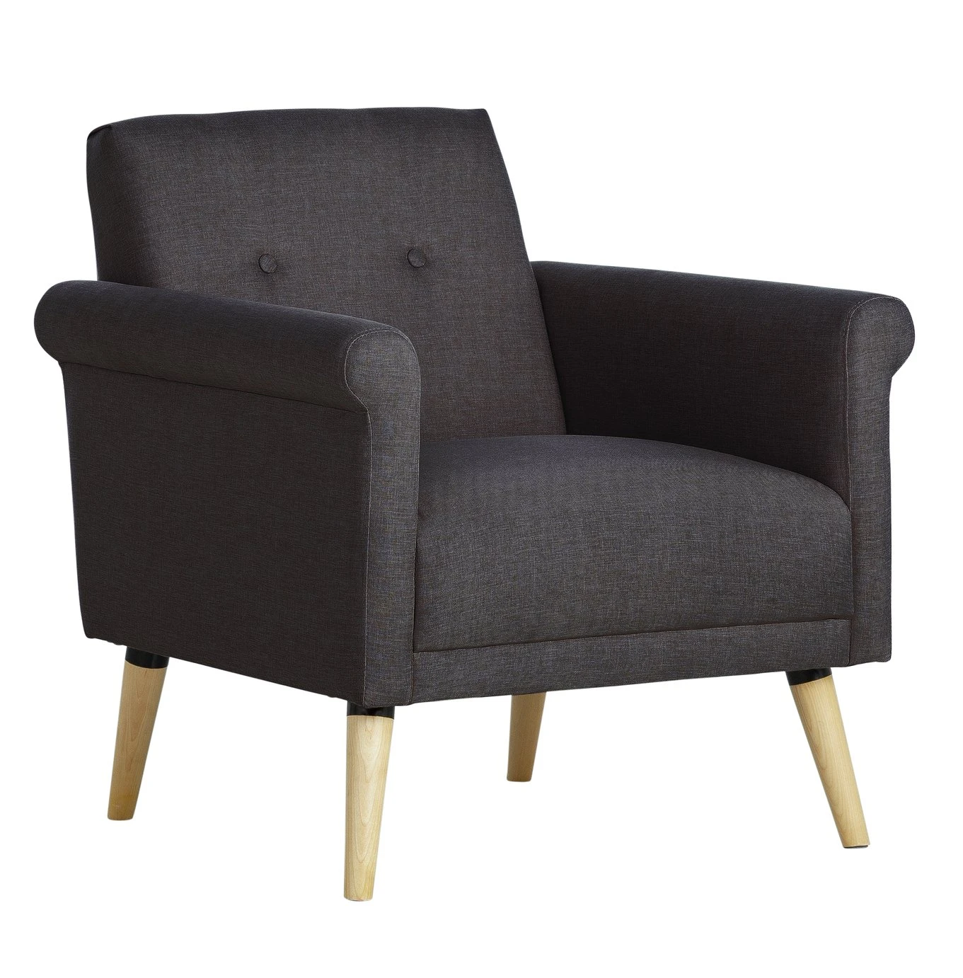 Habitat Evie Armchair In A Box - Charcoal 3 Habitat Evie Armchair In A Box - Charcoal - Image 3