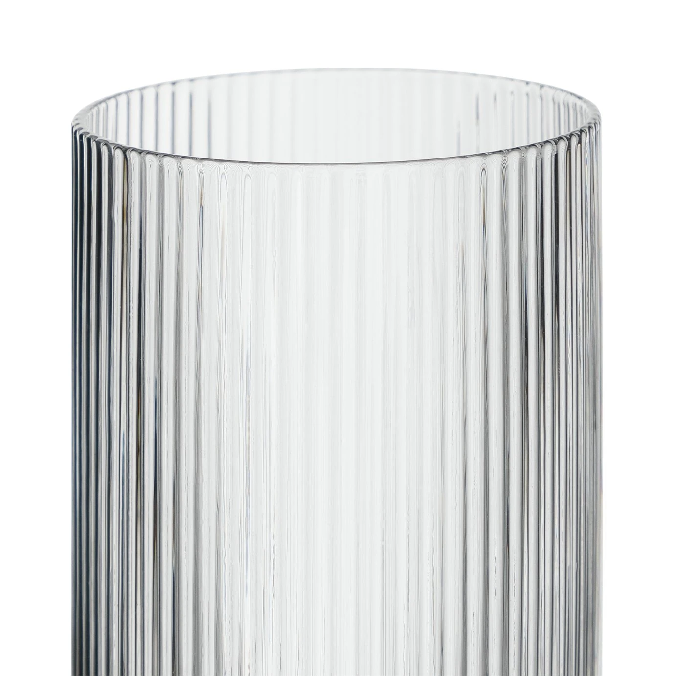 Habitat Ribbed Set Of 4 Hi Ball Glasses 4 Habitat Ribbed Set Of 4 Hi Ball Glasses - Image 4