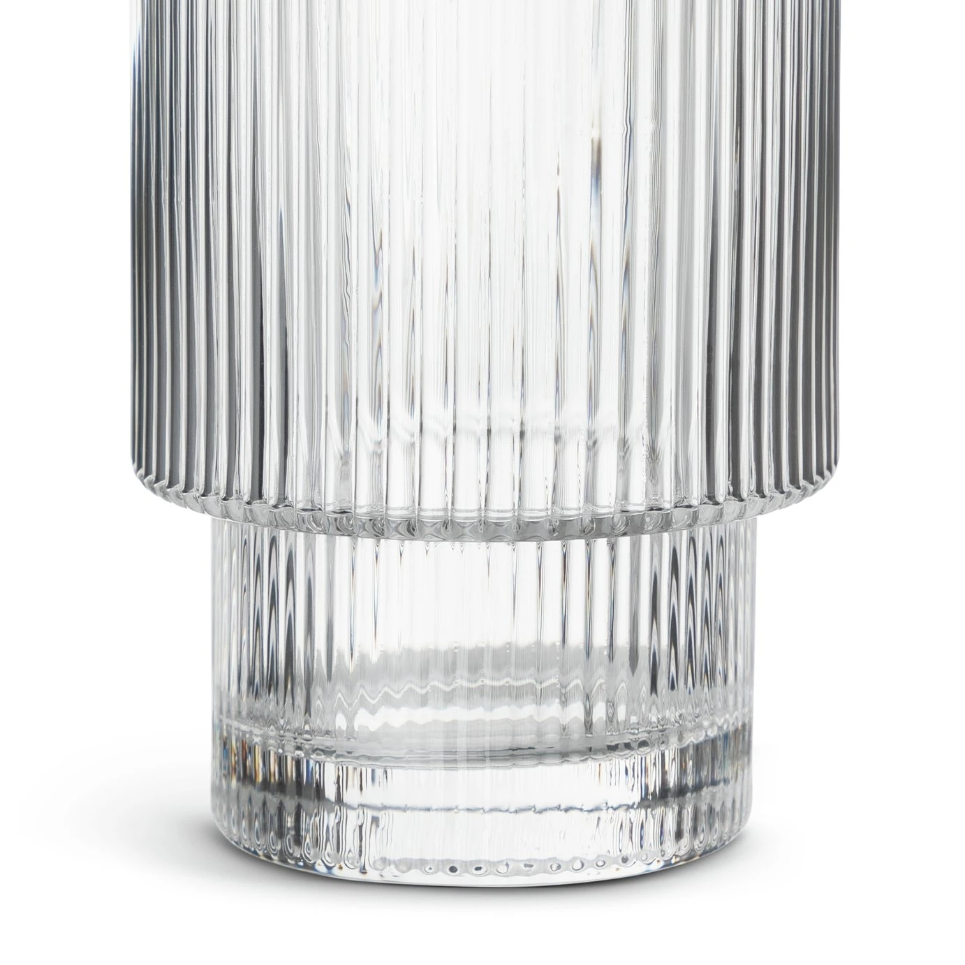 Habitat Ribbed Set Of 4 Hi Ball Glasses 5 Habitat Ribbed Set Of 4 Hi Ball Glasses - Image 5