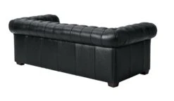 Habitat Chesterfield Leather 3 Seater Sofa - Black 13 Habitat Chesterfield Leather 3 Seater Sofa - Black -Habitat Store 6227777 R Z002A