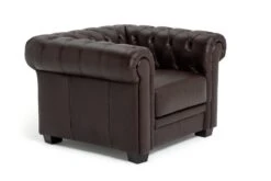 Habitat Chesterfield Leather Armchair - Walnut 11 Habitat Chesterfield Leather Armchair - Walnut -Habitat Store 6228367 R Z004A