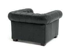Habitat Chesterfield Leather Armchair - Black 13 Habitat Chesterfield Leather Armchair - Black -Habitat Store 6250988 R Z003A