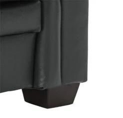 Habitat Chesterfield Leather Armchair - Black 17 Habitat Chesterfield Leather Armchair - Black -Habitat Store 6250988 R Z007A