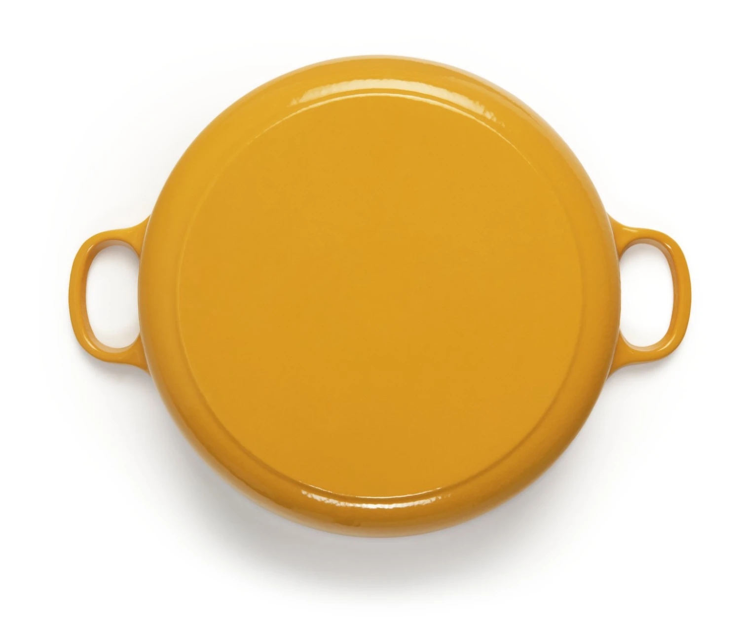 Habitat Global 5.3 Litre Cast Iron Casserole Dish - Yellow 5 Habitat Global 5.3 Litre Cast Iron Casserole Dish - Yellow - Image 5
