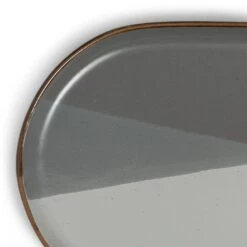 Habitat Dipped Speckle Stoneware Serving Platter 10 Habitat Dipped Speckle Stoneware Serving Platter -Habitat Store 6824101 R Z006A