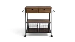 Habitat Metal And Wood Kitchen Trolley 8 Habitat Metal And Wood Kitchen Trolley -Habitat Store 7002324 R Z002A