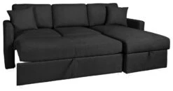 Habitat Reagan Right Corner Chaise Sofa Bed - Charcoal -Habitat Store 7005307 R Z003A
