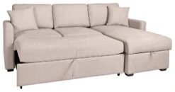 Habitat Reagan Right Corner Chaise Sofa Bed - Natural -Habitat Store 7019757 R Z003A