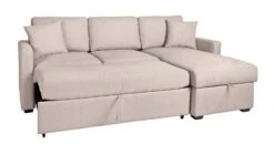 Habitat Reagan Right Corner Chaise Sofa Bed - Natural -Habitat Store 7019757 R Z007A