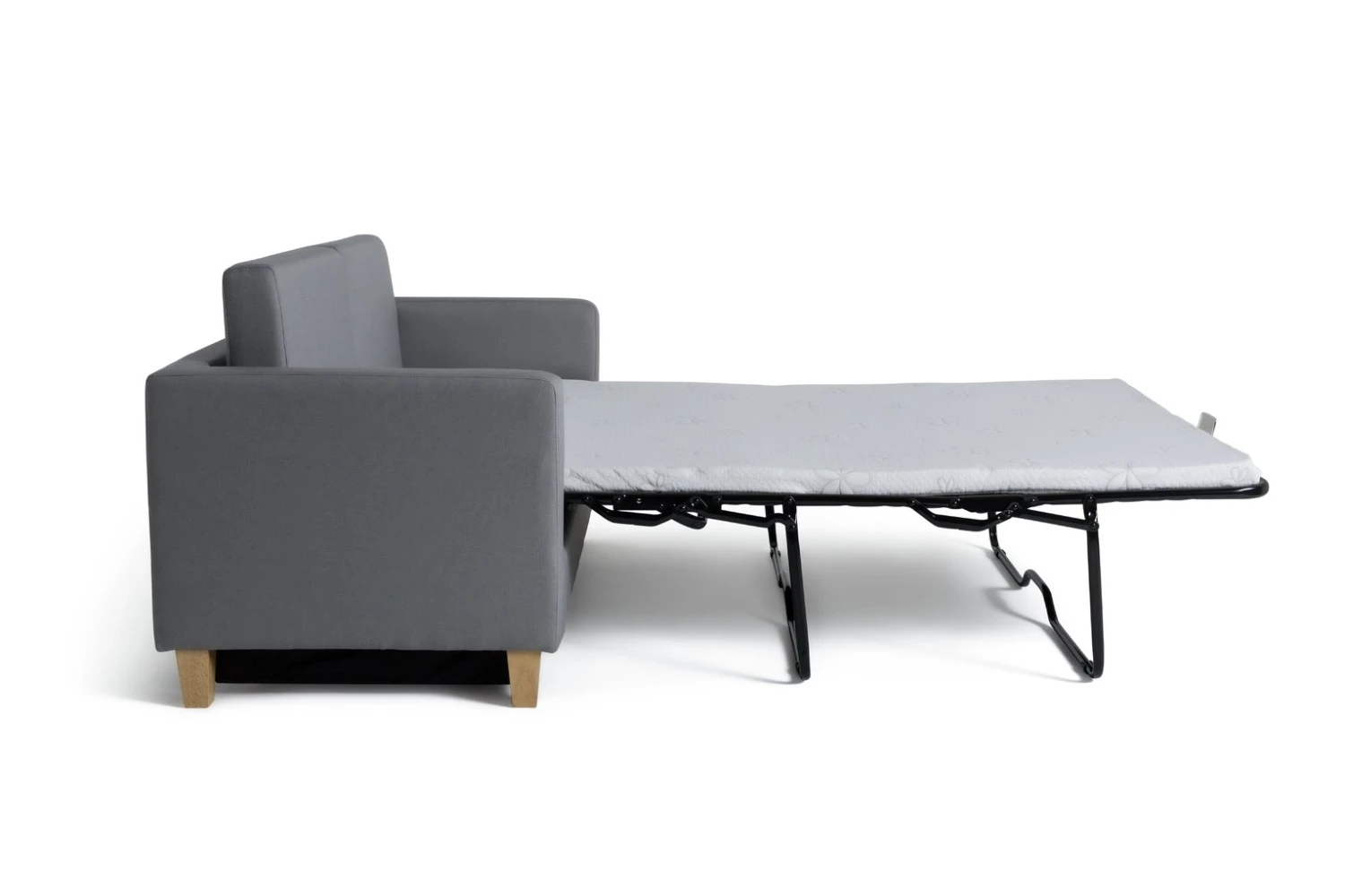 Habitat Rosie 2 Seater Fabric Sofa Bed - Light Grey 4 Habitat Rosie 2 Seater Fabric Sofa Bed - Light Grey - Image 4