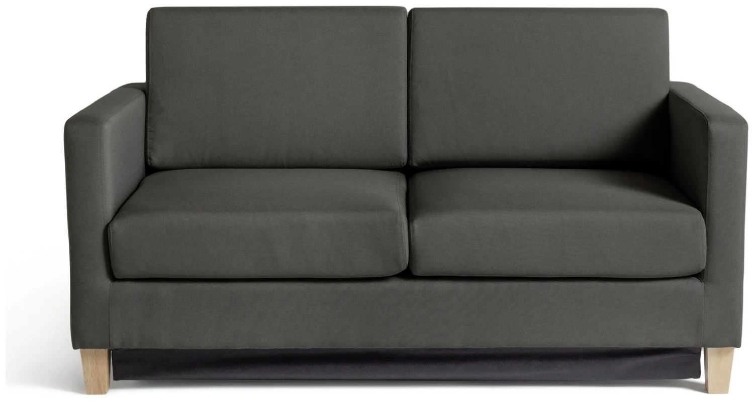 Habitat Rosie 2 Seater Fabric Sofa Bed - Grey 1 Habitat Rosie 2 Seater Fabric Sofa Bed - Grey