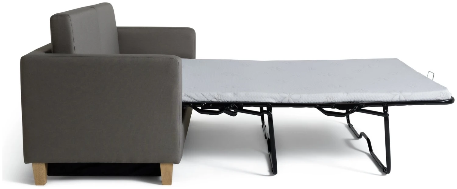 Habitat Rosie 2 Seater Fabric Sofa Bed - Grey 3 Habitat Rosie 2 Seater Fabric Sofa Bed - Grey - Image 3