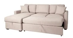 Habitat Reagan Left Corner Chaise Sofa Bed - Natural -Habitat Store 7118847 R Z007A