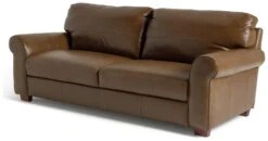 Habitat Salisbury Leather 4 Seater Sofa - Tan -Habitat Store 7159662 R Z002A