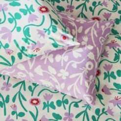 Habitat 180TC Floral Green & Pink Bedding Set - Single -Habitat Store 7161038 R Z003A