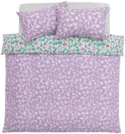 Habitat 180TC Floral Green & Pink Bedding Set - Single -Habitat Store 7161038 R Z004A