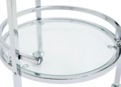 Habitat Chrome And Glass Drinks Trolley 11 Habitat Chrome And Glass Drinks Trolley -Habitat Store 7312966 R Z004A