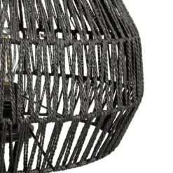 Habitat Global Rope Tripod Floor Lamp - Black 10 Habitat Global Rope Tripod Floor Lamp - Black -Habitat Store 7485068 R Z003A