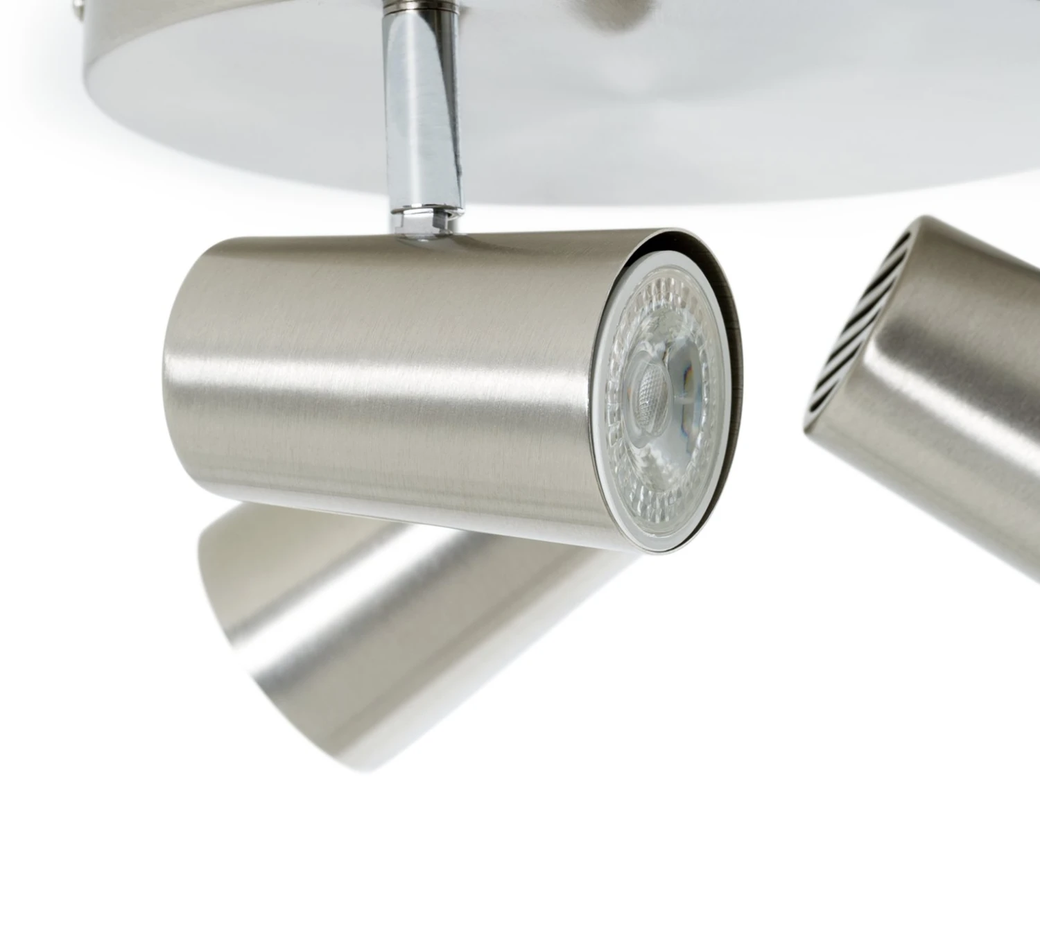 Habitat Spotlight 3 Light Plate - Brushed Chrome 3 Habitat Spotlight 3 Light Plate - Brushed Chrome - Image 3