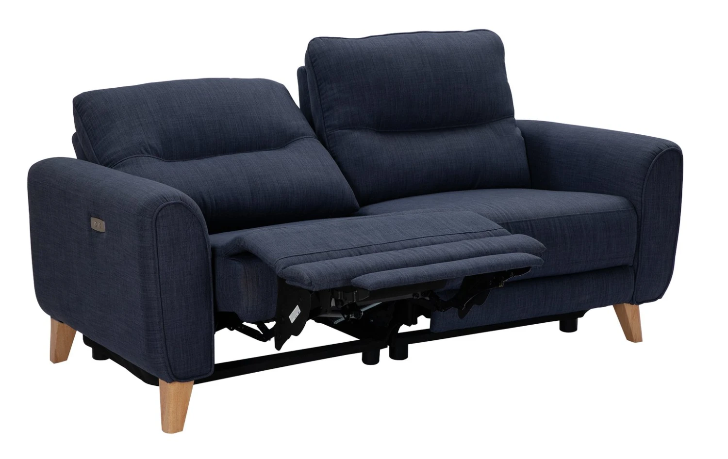 Habitat Tommy Fabric 3 Seater Power Recliner Sofa -Navy Blue 1 Habitat Tommy Fabric 3 Seater Power Recliner Sofa -Navy Blue