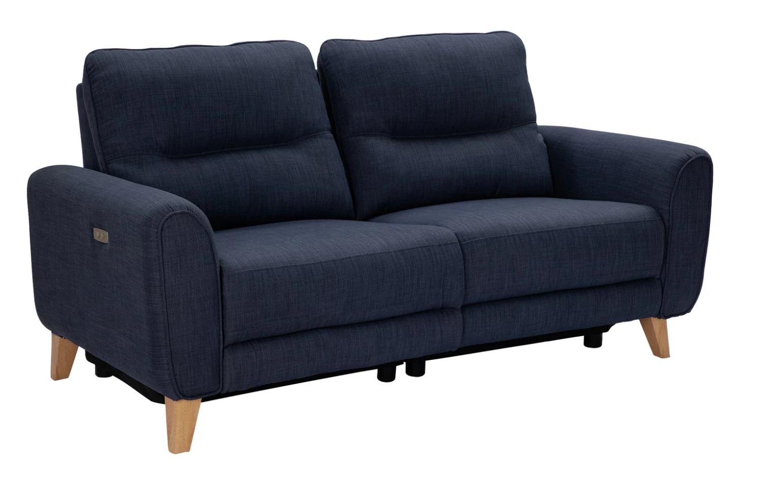 Habitat Tommy Fabric 3 Seater Power Recliner Sofa -Navy Blue 7 Habitat Tommy Fabric 3 Seater Power Recliner Sofa -Navy Blue - Image 7