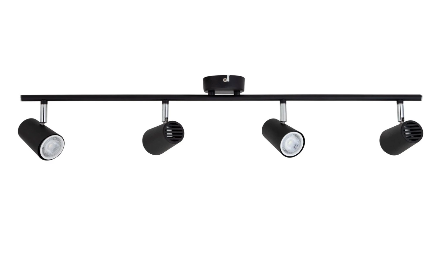 Habitat 4 Light Spotlight Bar - Matt Black 1 Habitat 4 Light Spotlight Bar - Matt Black