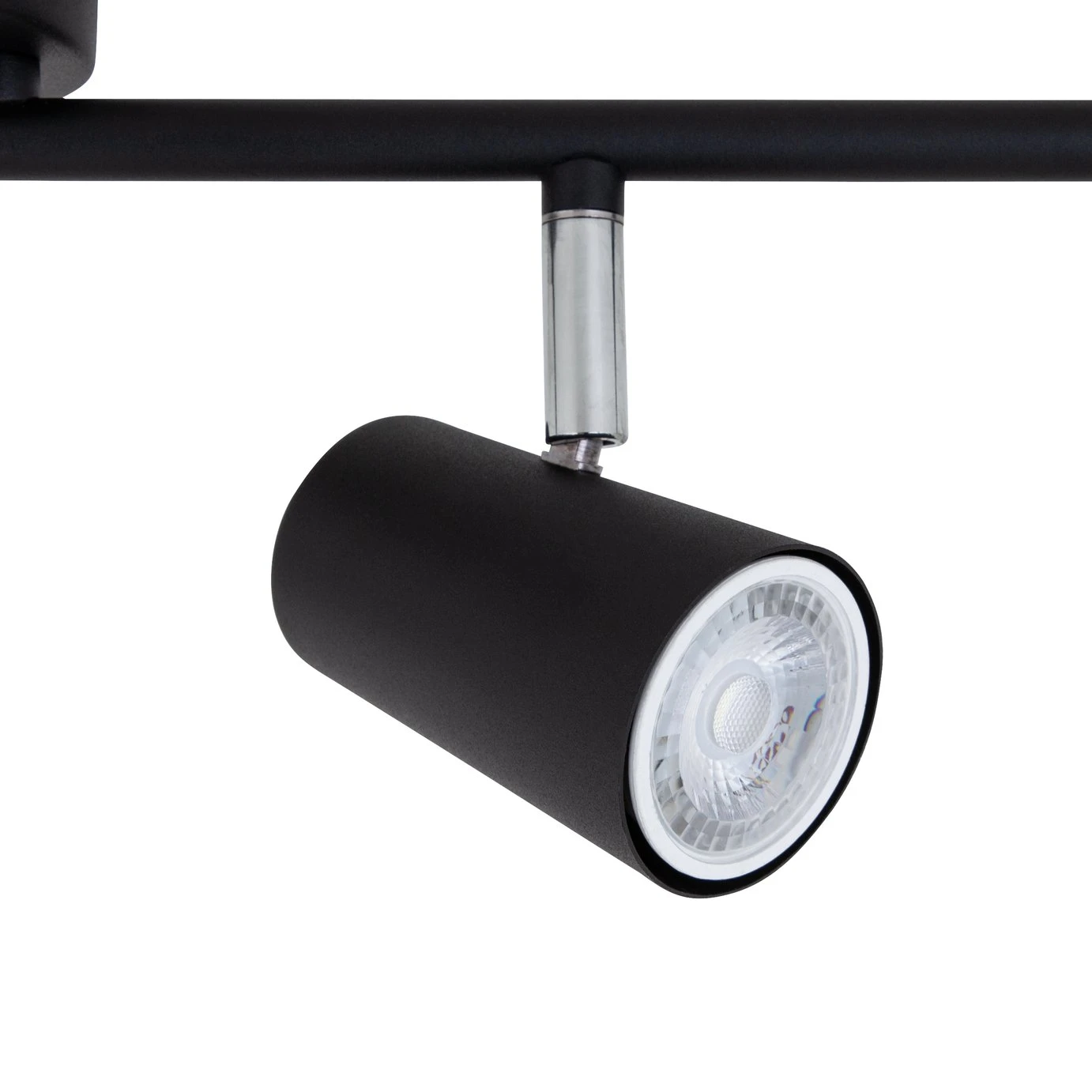 Habitat 4 Light Spotlight Bar - Matt Black 2 Habitat 4 Light Spotlight Bar - Matt Black - Image 2