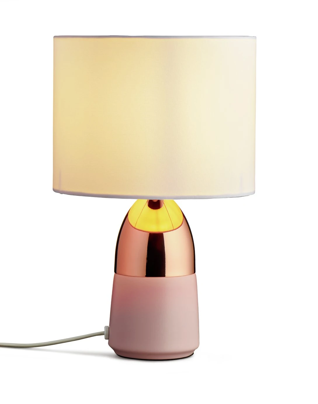 Habitat Duno Touch Table Lamp - Copper & Pink 3 Habitat Duno Touch Table Lamp - Copper & Pink - Image 3