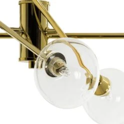 Habitat Glam 6 Light Glass Ceiling Light – Gold -Habitat Store 7835340 R Z003A