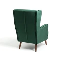 Habitat Callie Velvet Wingback Chair - Forest Green 13 Habitat Callie Velvet Wingback Chair - Forest Green -Habitat Store 7878486 R Z003A