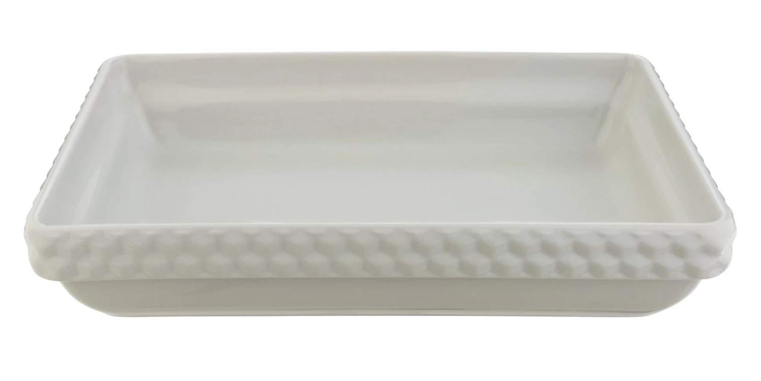 Habitat Ceramic Rectangular Stacking Roaster - Large 1 Habitat Ceramic Rectangular Stacking Roaster - Large