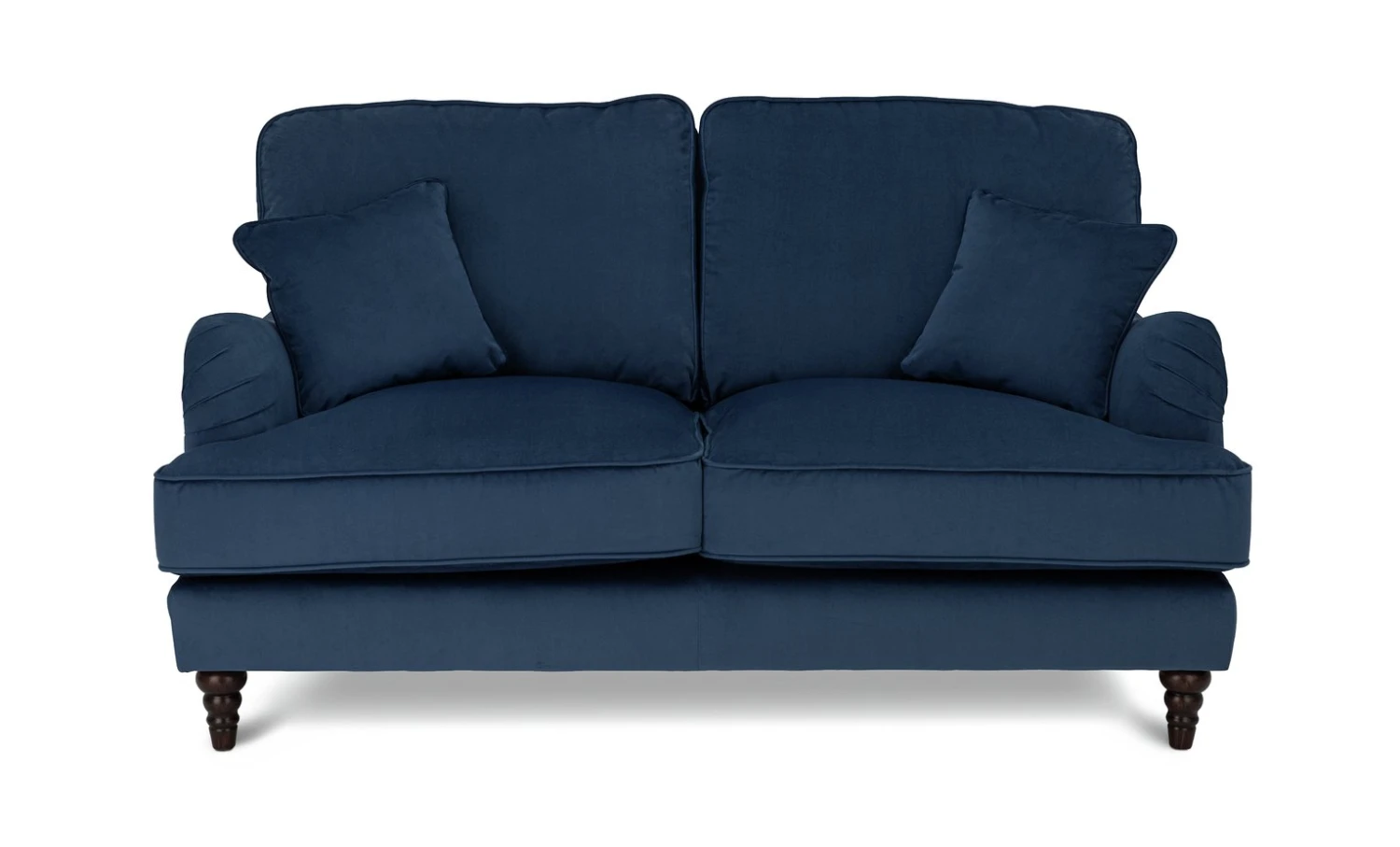 Habitat Matilda Velvet 2 Seater Sofa - Blue 1 Habitat Matilda Velvet 2 Seater Sofa - Blue