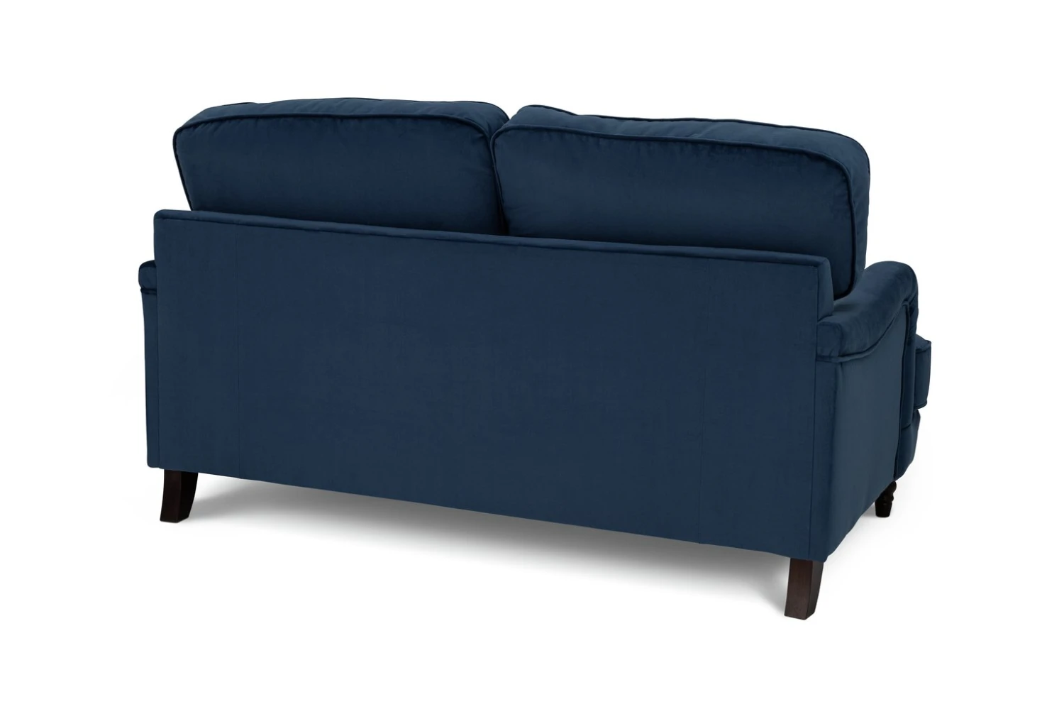Habitat Matilda Velvet 2 Seater Sofa - Blue 4 Habitat Matilda Velvet 2 Seater Sofa - Blue - Image 4