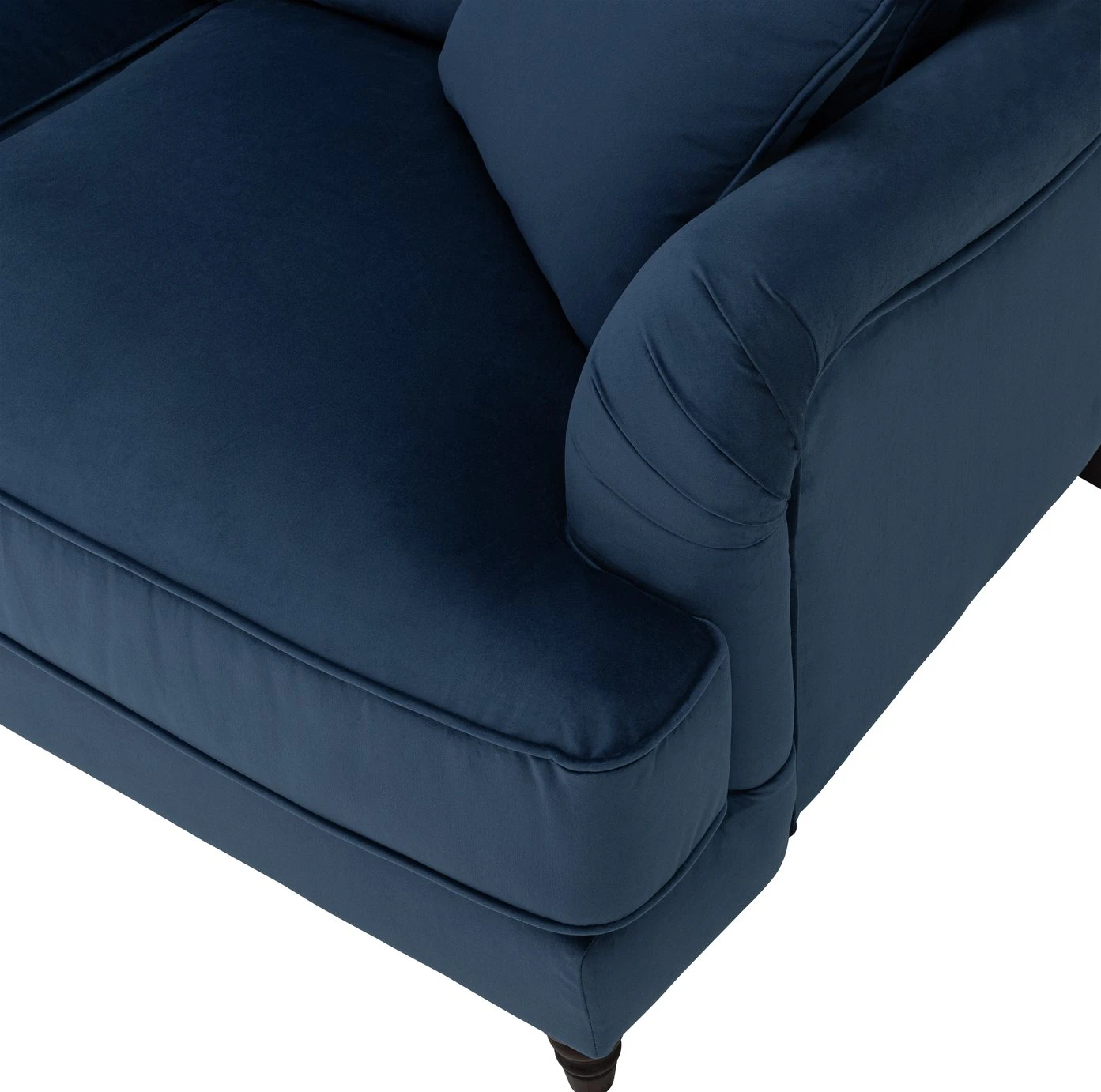Habitat Matilda Velvet 2 Seater Sofa - Blue 6 Habitat Matilda Velvet 2 Seater Sofa - Blue - Image 6