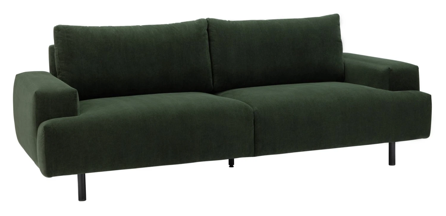 Habitat Julien Fabric 3 Seater Sofa - Dark Green 5 Habitat Julien Fabric 3 Seater Sofa - Dark Green - Image 5