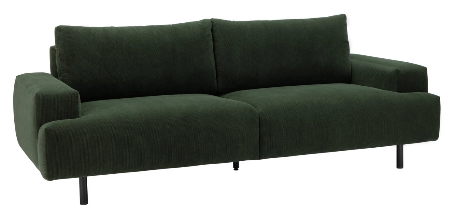 Habitat Julien Fabric 3 Seater Sofa - Dark Green 9 Habitat Julien Fabric 3 Seater Sofa - Dark Green - Image 9