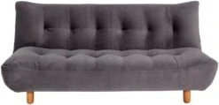 Habitat Kota 3 Seater Velvet Clic Clac Sofa Bed - Grey