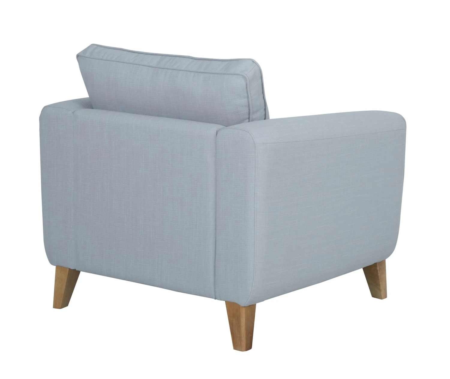 Habitat Cooper Fabric Armchair - Light Grey 4 Habitat Cooper Fabric Armchair - Light Grey - Image 4