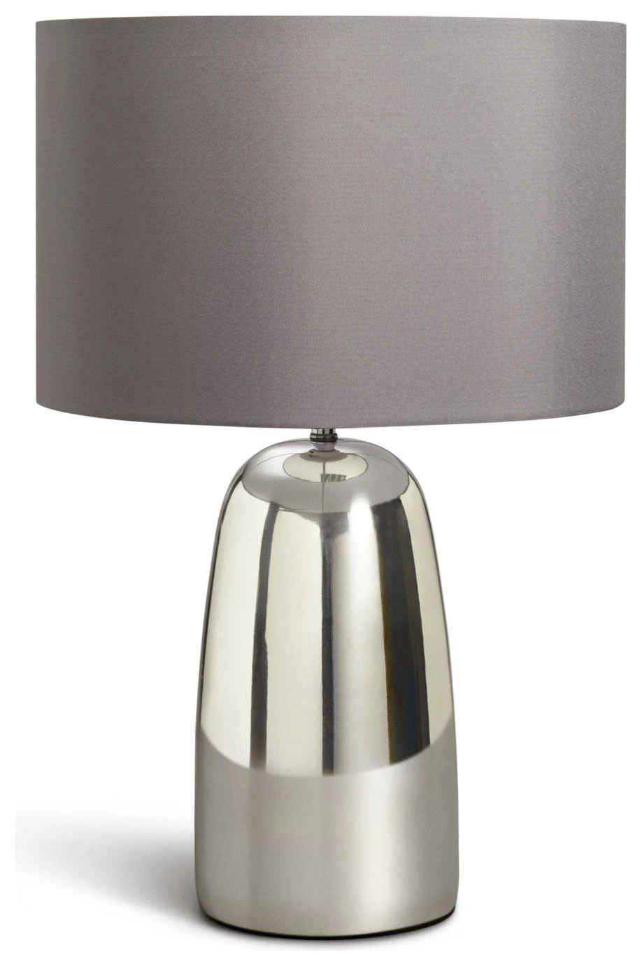 Habitat Largo Touch Table Lamp - Grey & Chrome 2 Habitat Largo Touch Table Lamp - Grey & Chrome - Image 2