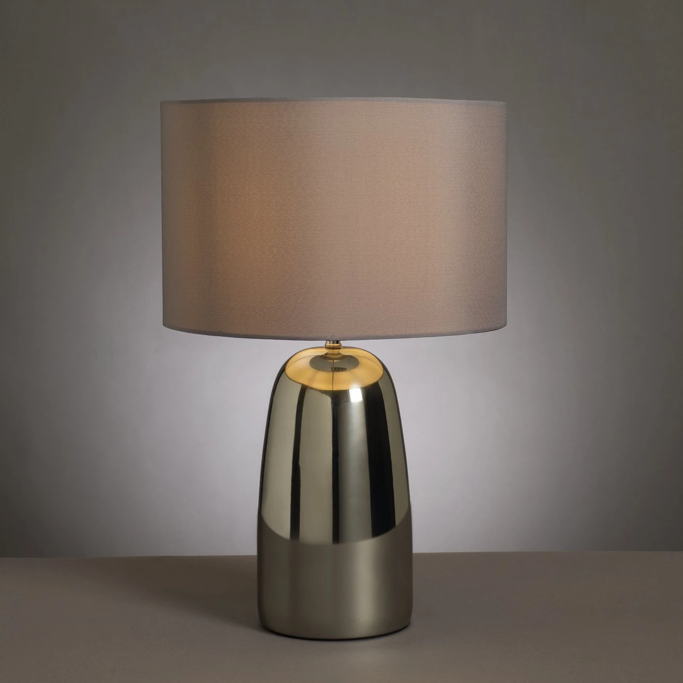Habitat Largo Touch Table Lamp - Grey & Chrome 3 Habitat Largo Touch Table Lamp - Grey & Chrome - Image 3