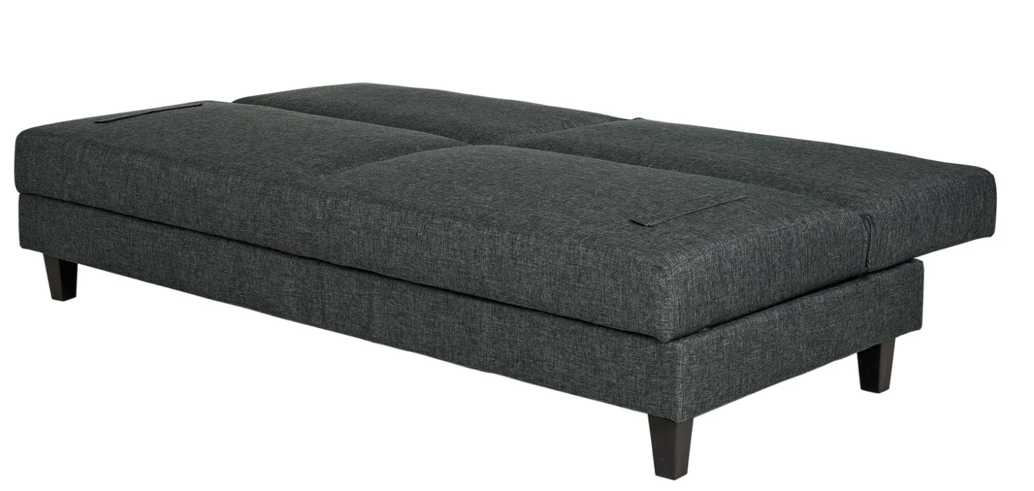 Habitat Chase Fabric Clic Clac Sofa Bed - Charcoal 5 Habitat Chase Fabric Clic Clac Sofa Bed - Charcoal - Image 5