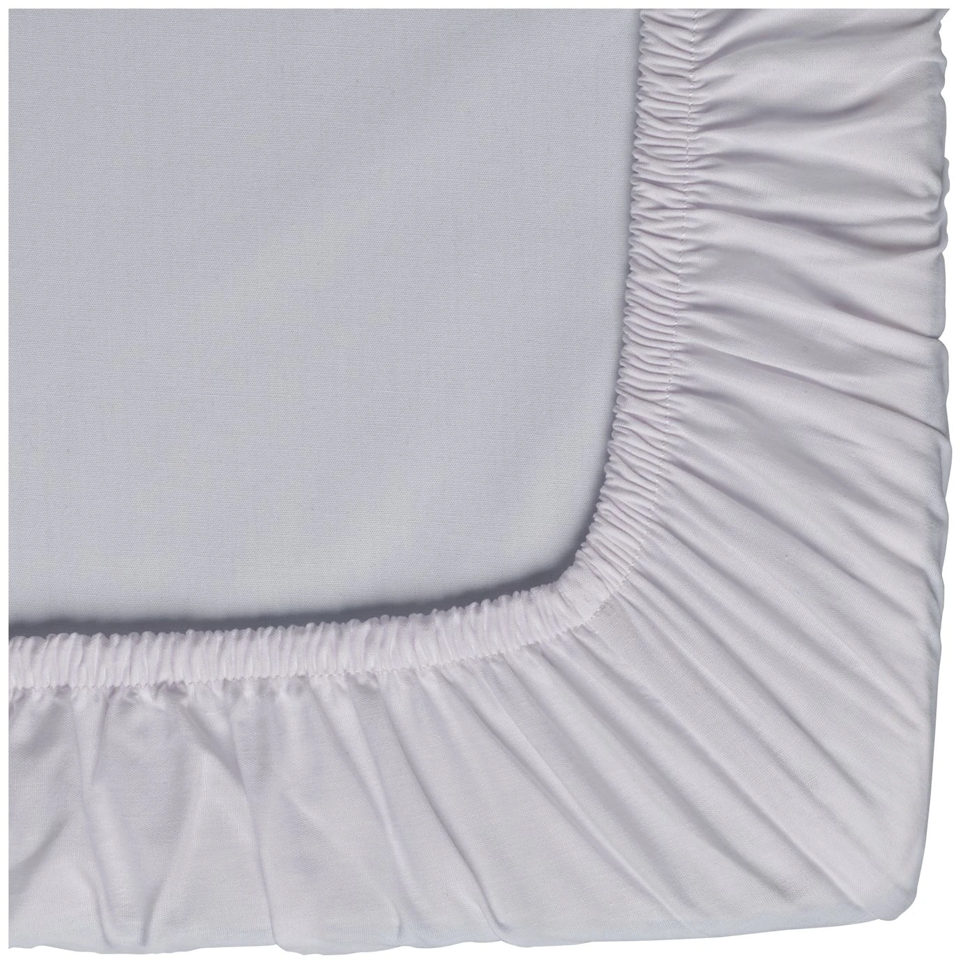 Habitat Pure Cotton 200TC White Fitted Sheet - Single 2 Habitat Pure Cotton 200TC White Fitted Sheet - Single - Image 2