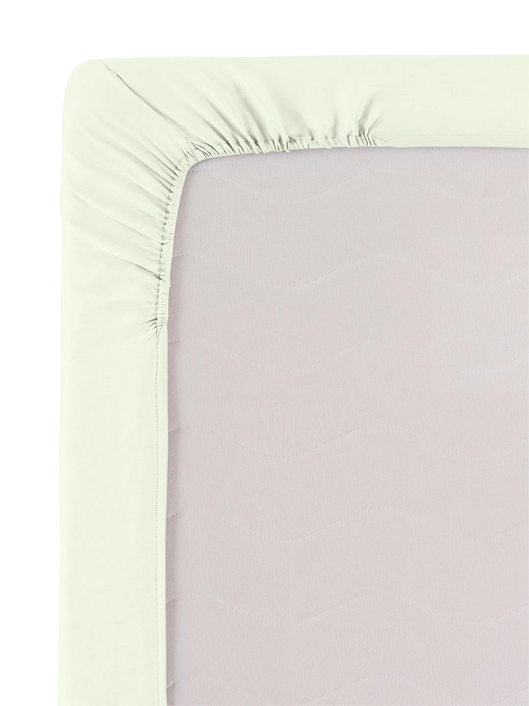 Habitat Pure Cotton 200TC Cream Deep Fitted Sheet - Single 2 Habitat Pure Cotton 200TC Cream Deep Fitted Sheet - Single - Image 2