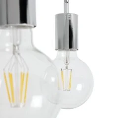 Habitat Rayner Steel 3 Light LED Flush Ceiling Light -Chrome 10 Habitat Rayner Steel 3 Light LED Flush Ceiling Light -Chrome -Habitat Store 8113621 R Z002A