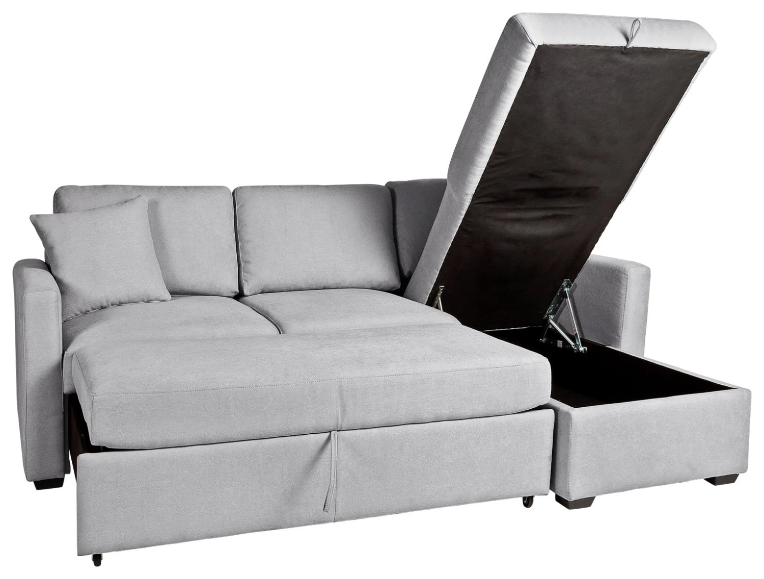 Habitat Reagan Right Corner Sofa Bed - Grey 2 Habitat Reagan Right Corner Sofa Bed - Grey - Image 2