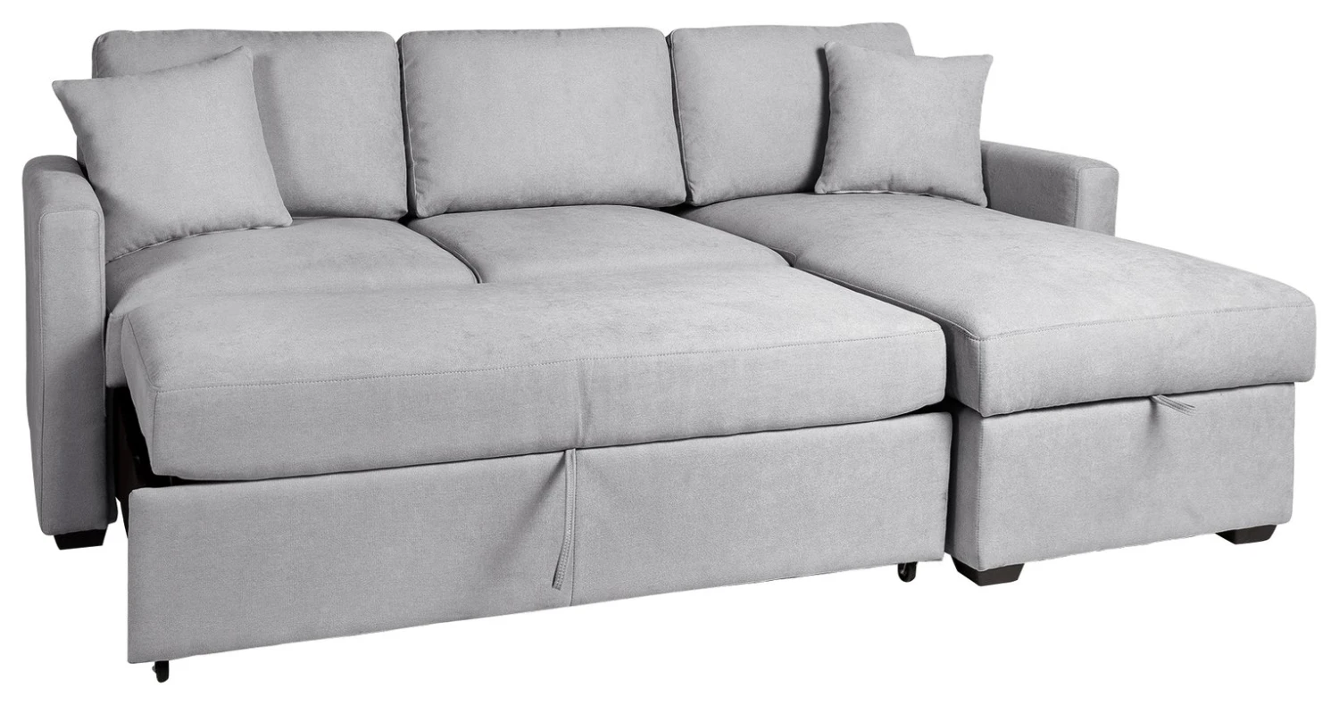 Habitat Reagan Right Corner Sofa Bed - Grey 3 Habitat Reagan Right Corner Sofa Bed - Grey - Image 3
