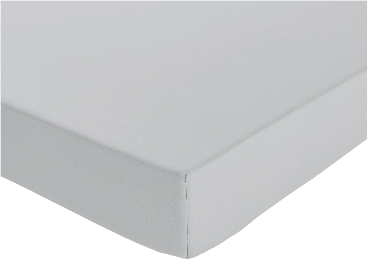 Habitat Pure Cotton 200TC Grey Deep Fitted Sheet - Single 1 Habitat Pure Cotton 200TC Grey Deep Fitted Sheet - Single