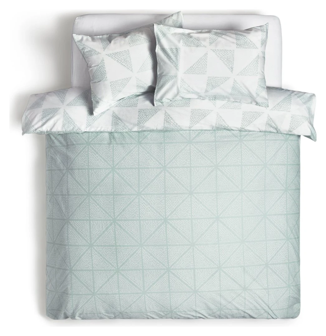 Habitat Stockholm Diamond Dash Duck Egg Bedding Set - Single 3 Habitat Stockholm Diamond Dash Duck Egg Bedding Set - Single - Image 3