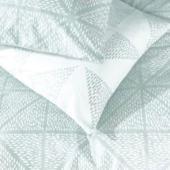 Habitat Stockholm Diamond Dash Duck Egg Bedding Set - Single 10 Habitat Stockholm Diamond Dash Duck Egg Bedding Set - Single -Habitat Store 8277385 R Z003A