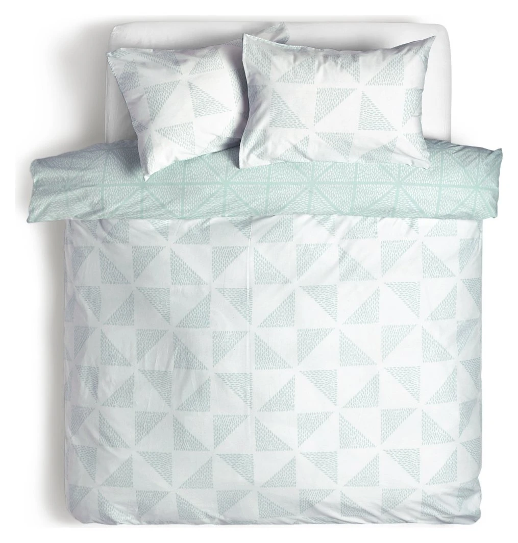 Habitat Stockholm Diamond Dash Duck Egg Bedding Set - Single 5 Habitat Stockholm Diamond Dash Duck Egg Bedding Set - Single - Image 5